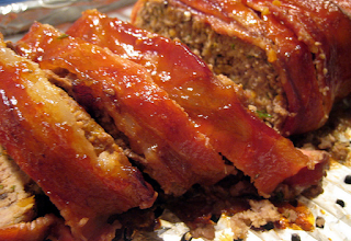 Apple Wood Smoked Bacon Wrapped Meatloaf