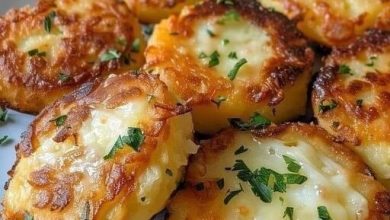 Baked Potato Rounds with Cheese A Delectable Treat