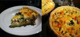 Easy Bacon and Mushroom Quiche