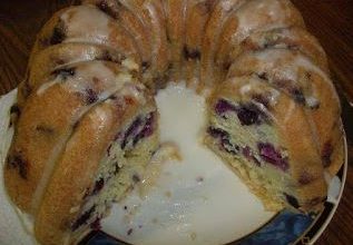 Fresh Blueberry Pound Cake
