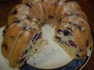 Fresh Blueberry Pound Cake