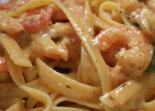 Garlic Shrimp Pasta