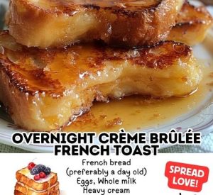 Overnight Crème Brûlée French Toast