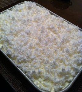 Very Moist Coconut Sheet Cake