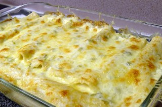 White Chicken Enchiladas